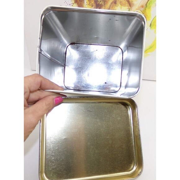 Rare Blue Print Vintage Flour Tin Gold Medal Flour Washburn Crosby Co cookie box - Picture 7 of 7